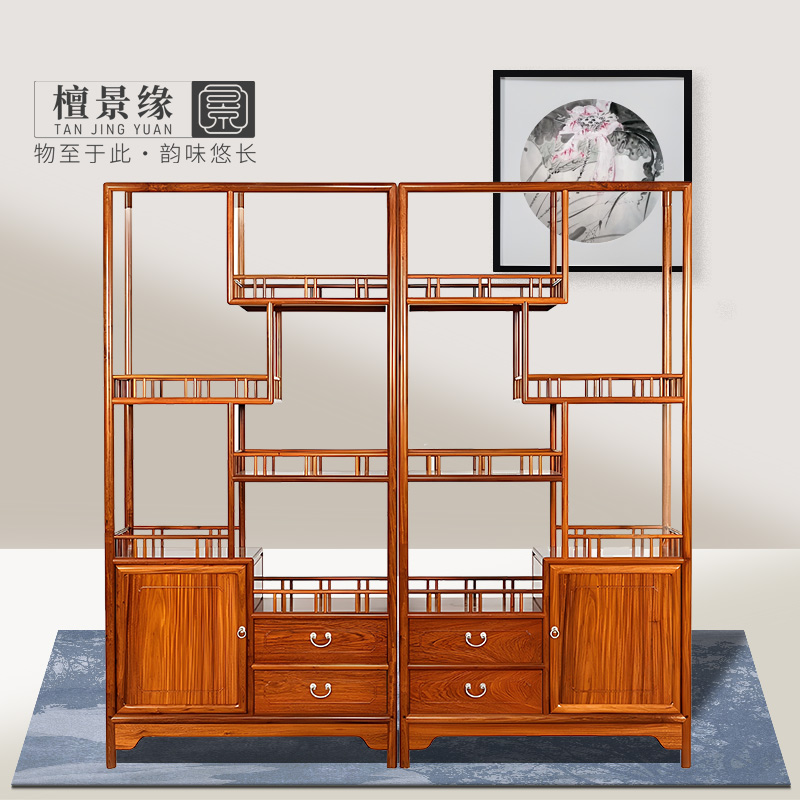 紅木博古架：古典與時尚的完美結(jié)合