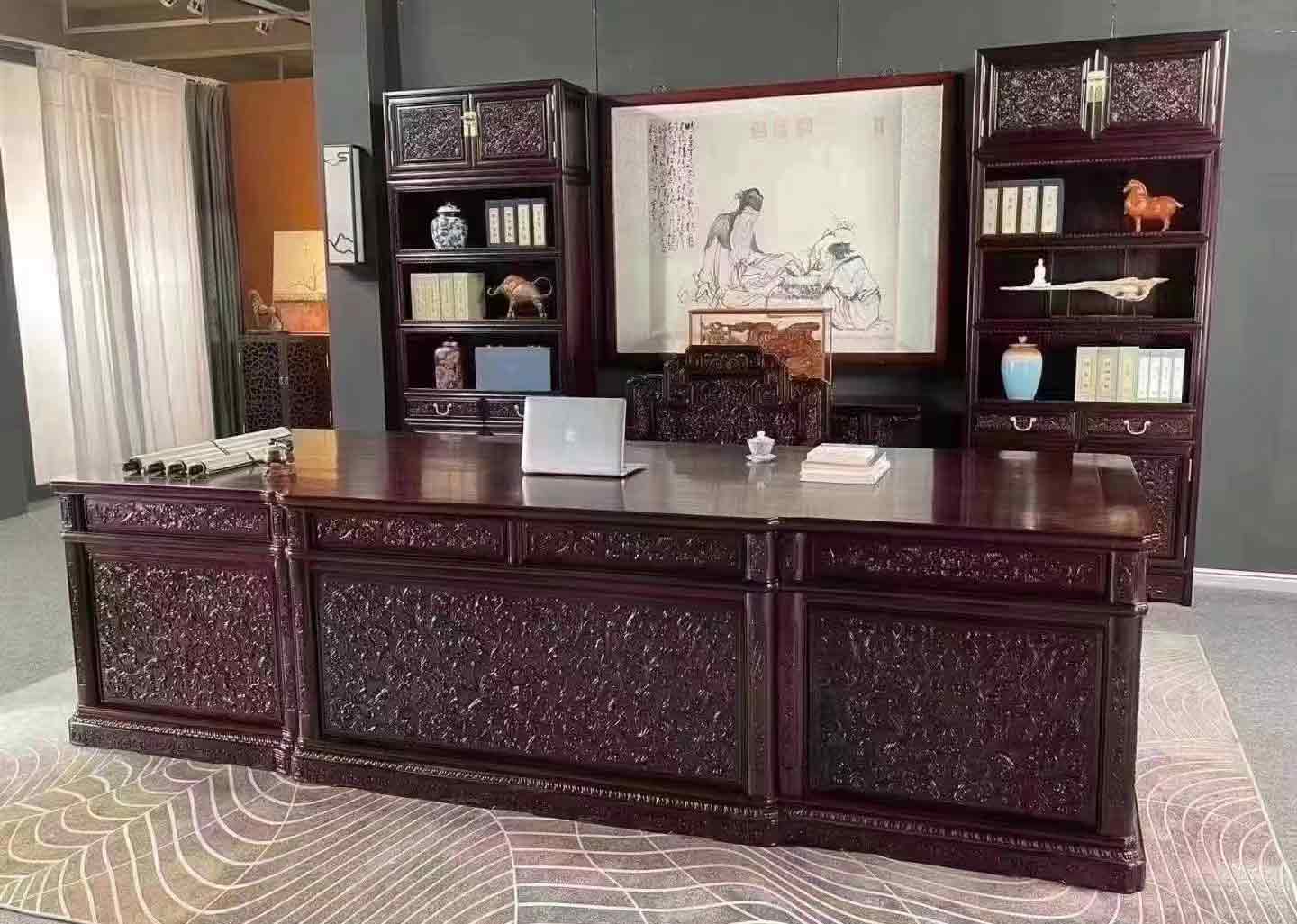 中式辦公紅木家具