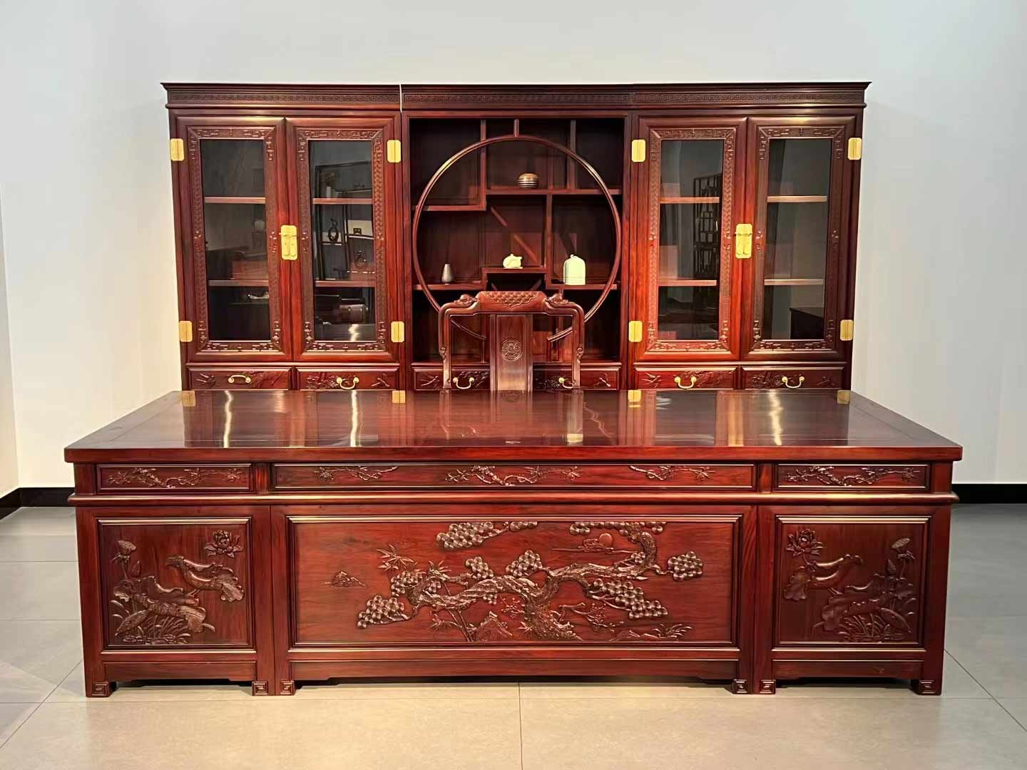 中式紅木辦公家具